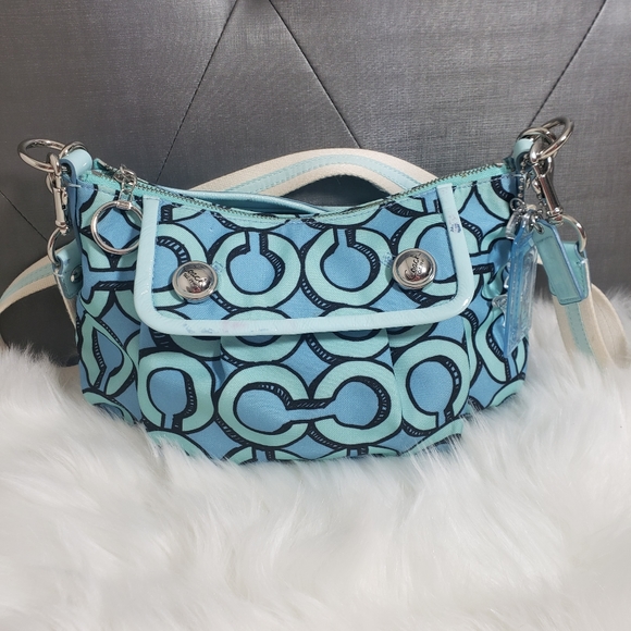 Coach handbag blue - Picture 3 of 16